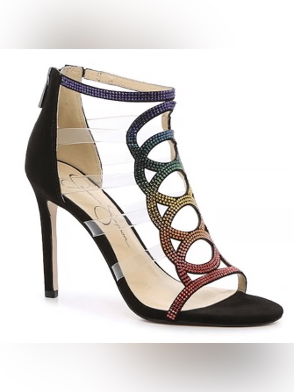 JESSICA SIMPSON JYANNI Multi-Color High Heels Size 8.5